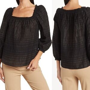 Donna Karen Linen Blouse